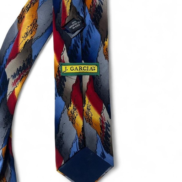 J.‎ Garcia multicolor silk tie - Picture 2 of 3
